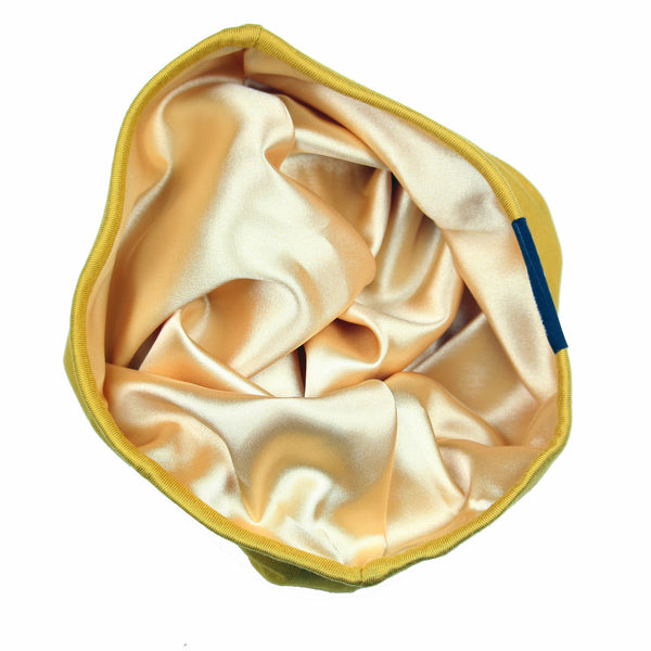 Mustard Slap | Satin Lined Cap