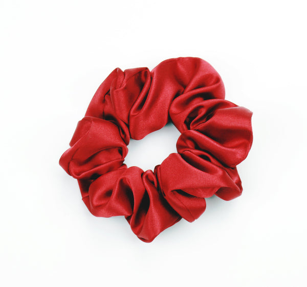 Satin Scrunchie - Red